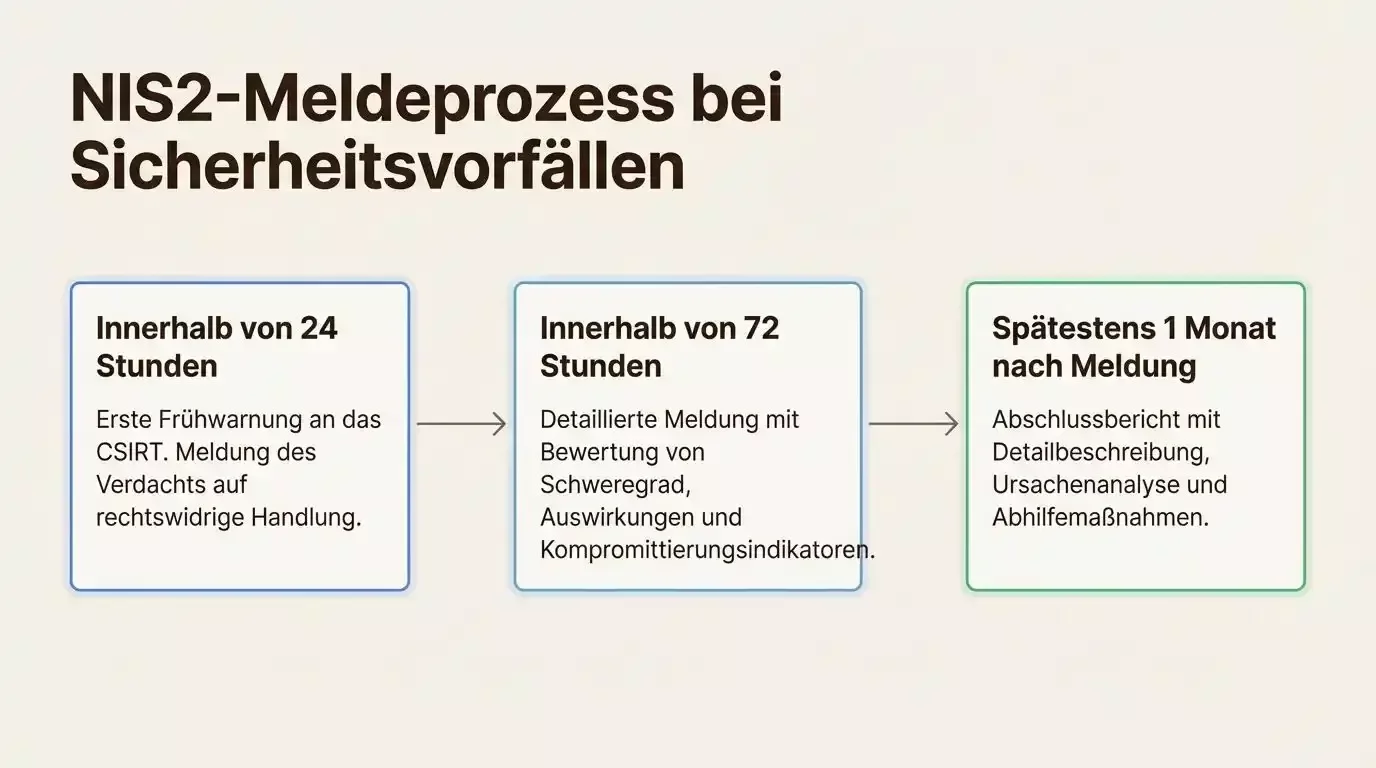 NIS2-Meldeprozess bei Sicherheitsvorfällen